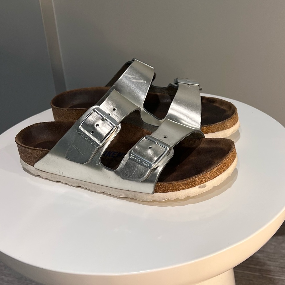 Birkenstock-Arizona, Silver, 36